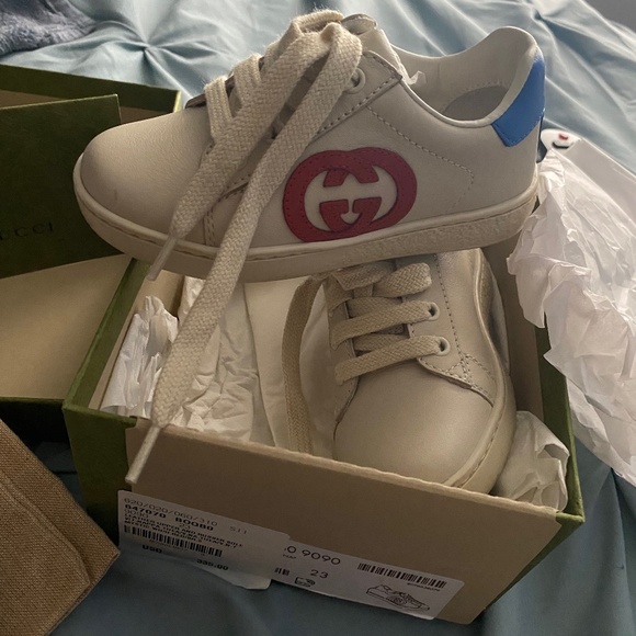 Toddler Size 23 Gucci Sneakers